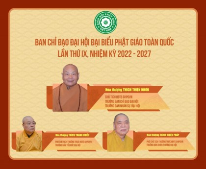 Chương trình và lịch hoạt động Đại hội Đại biểu Phật giáo toàn quốc lần thứ IX 